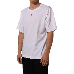 White Metal DG Logo Short Sleeves T-shirt