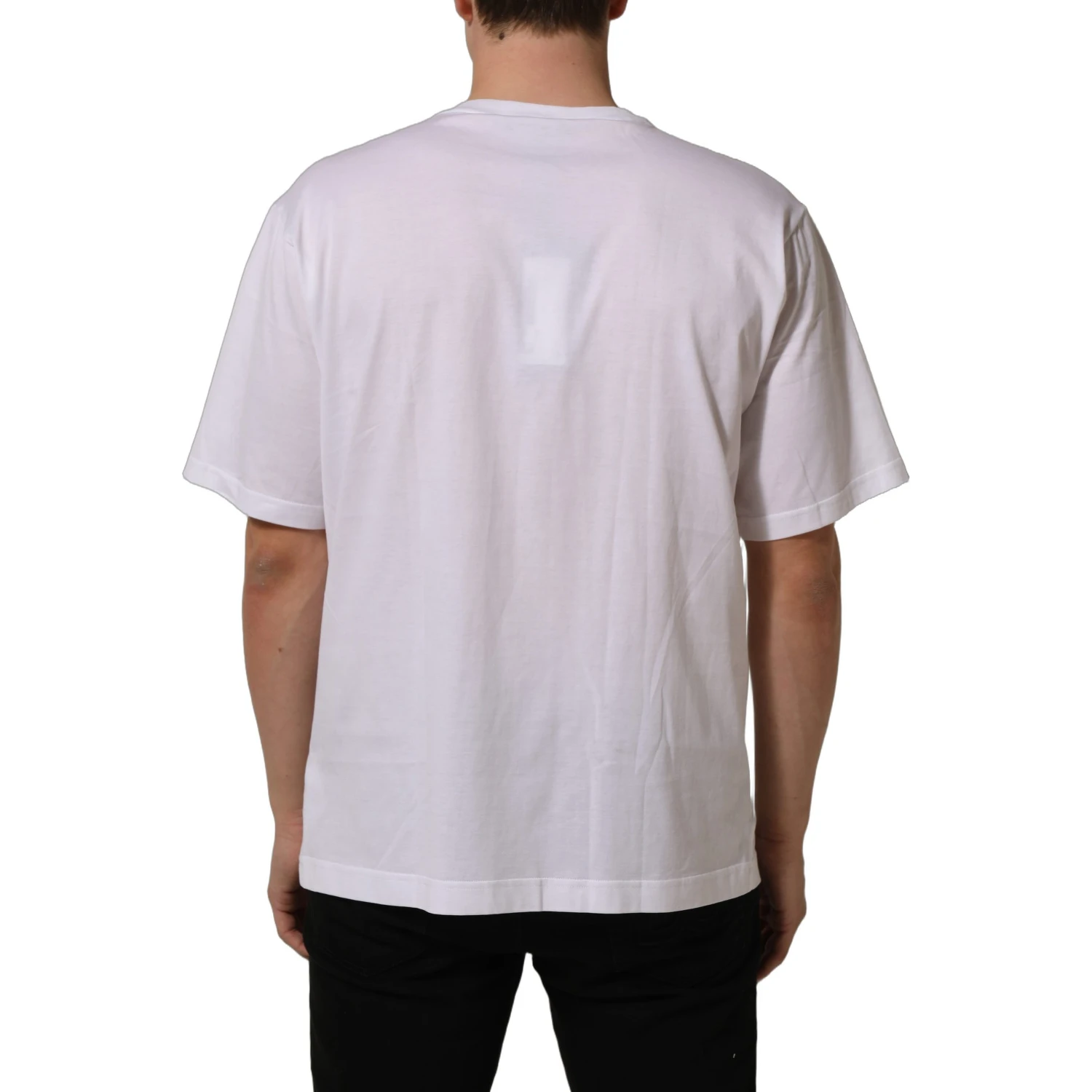 White Metal DG Logo Short Sleeves T-shirt