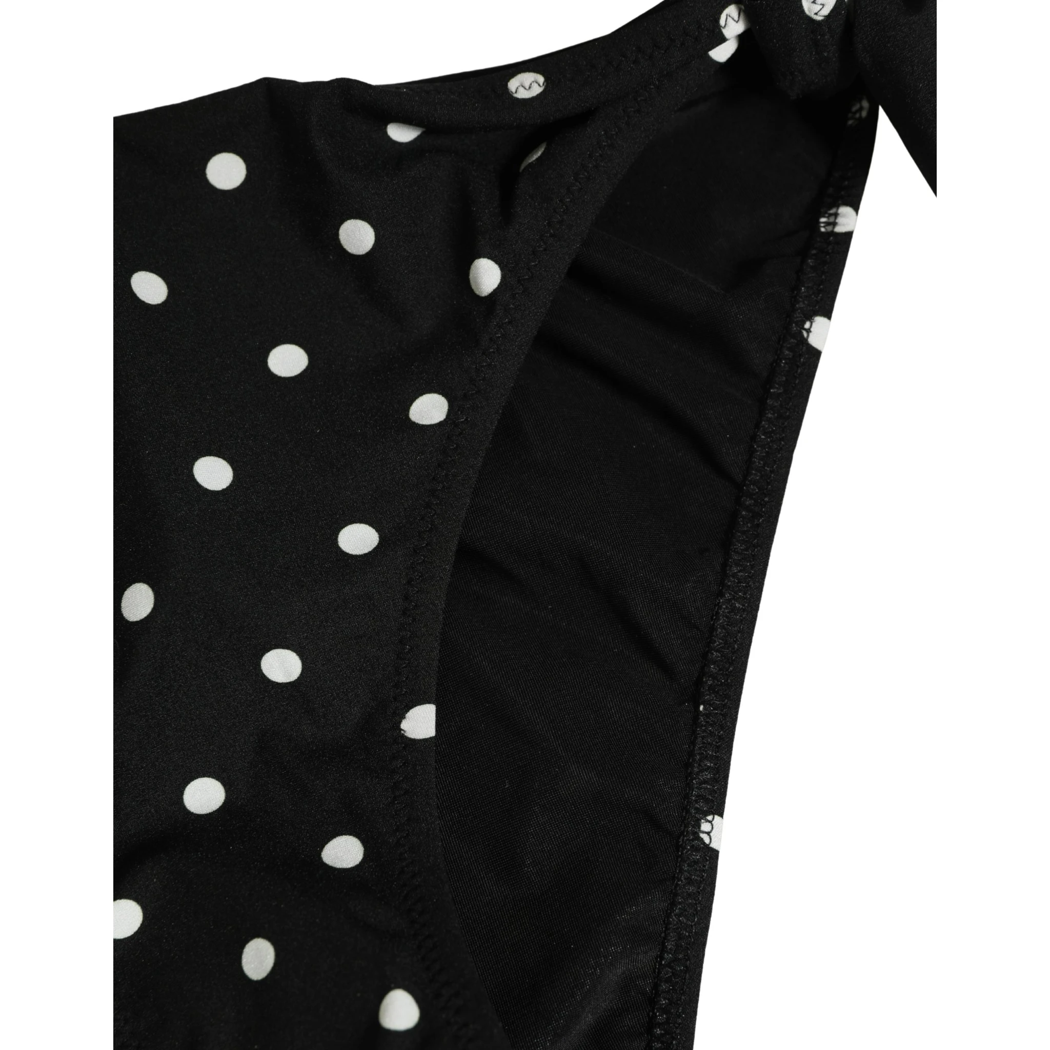 Black Polka Dot Swimwear Beachwear Bottom Bikini