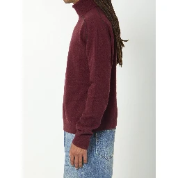 Virgin wool turtleneck sweater
