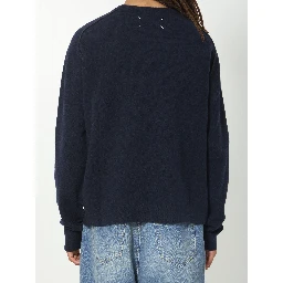 Virgin wool crewneck sweater