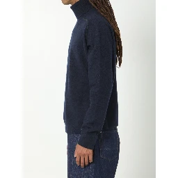 Virgin wool turtleneck sweater