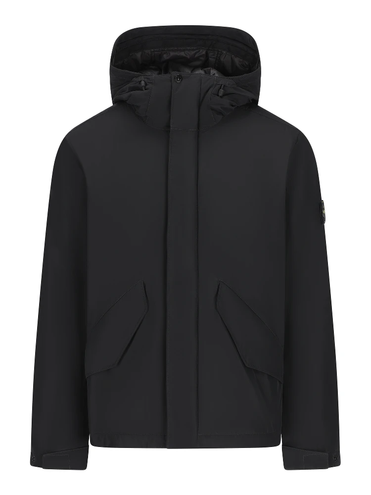 STONE ISLAND Coats Black