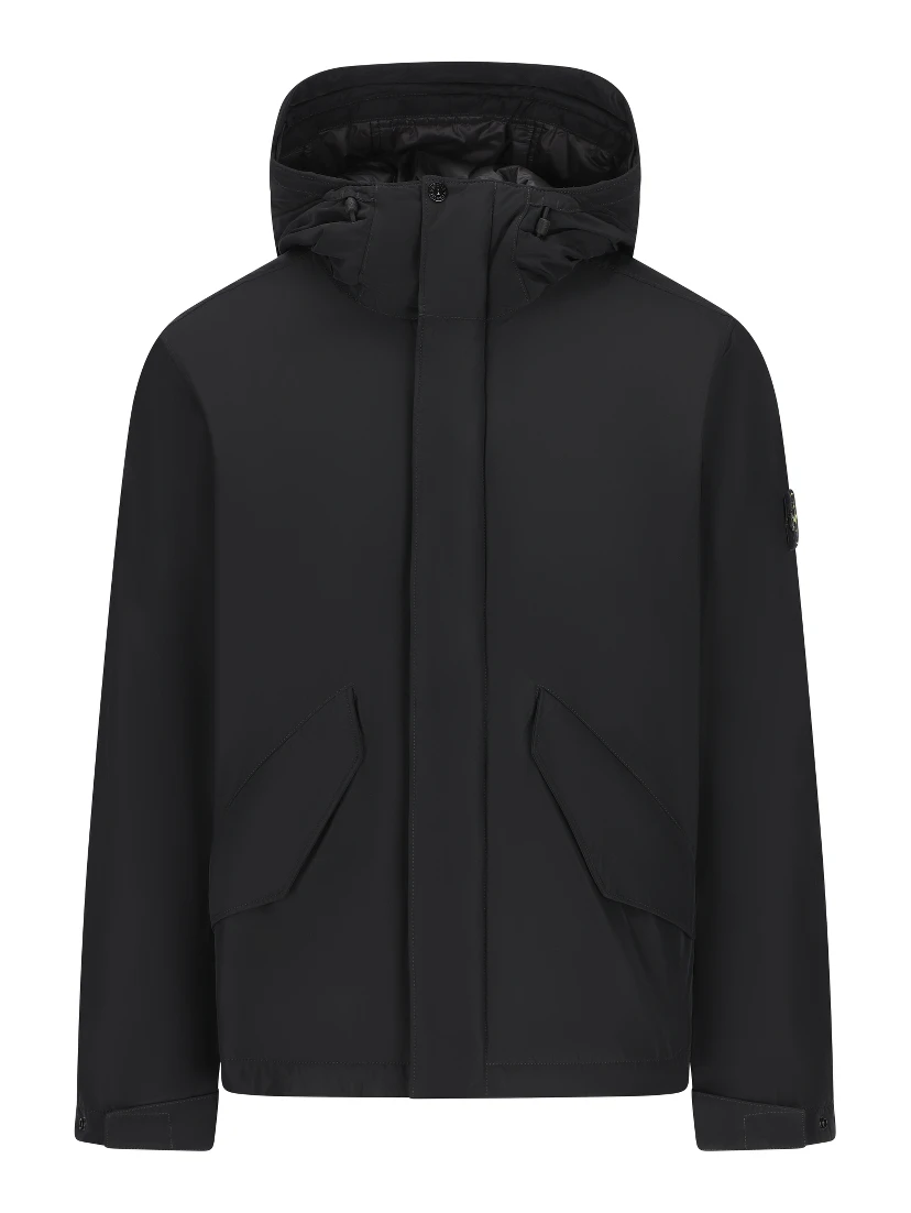 STONE ISLAND Coats Black