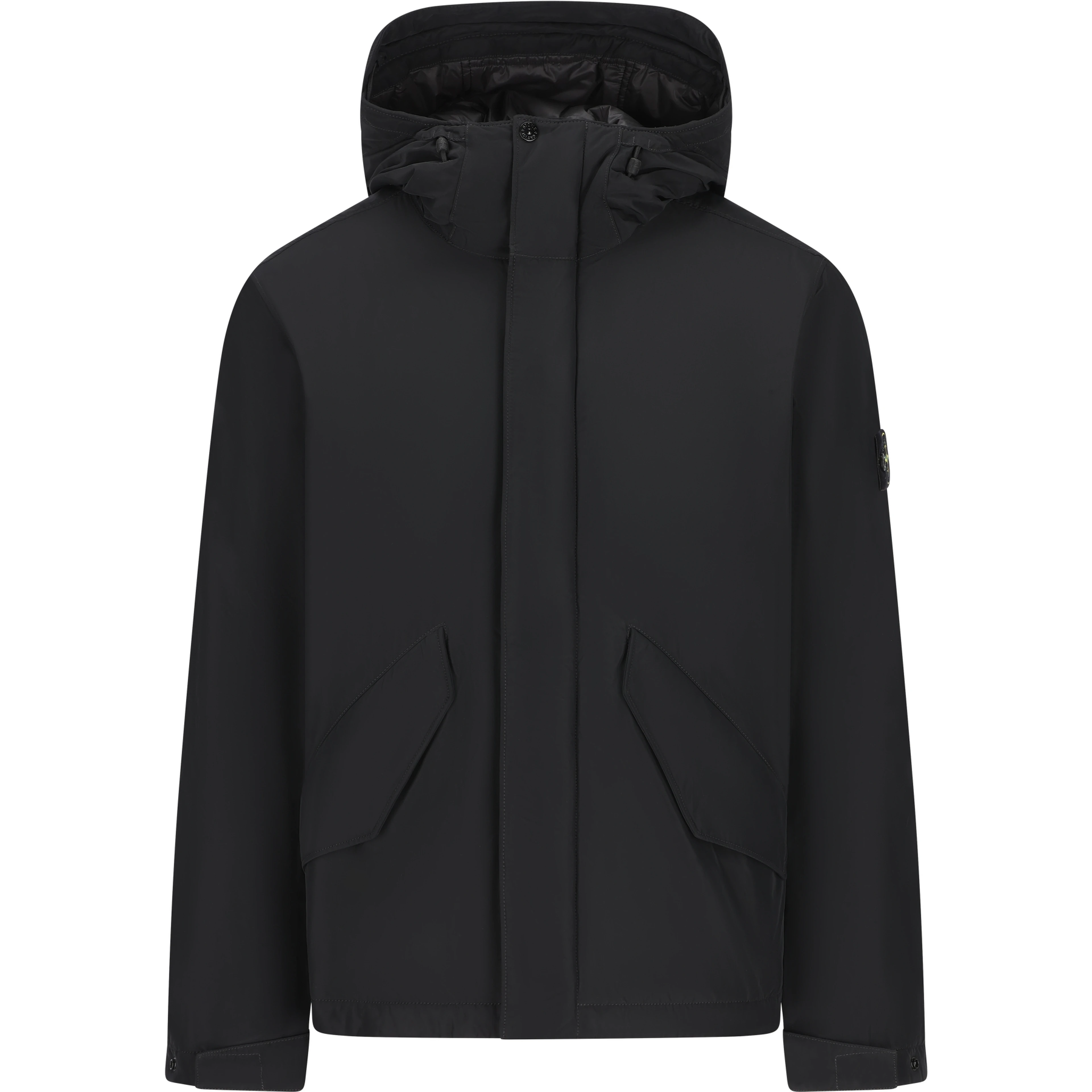 STONE ISLAND Coats Black