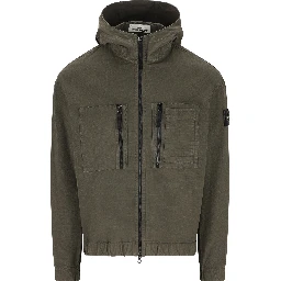 STONE ISLAND Jackets Green