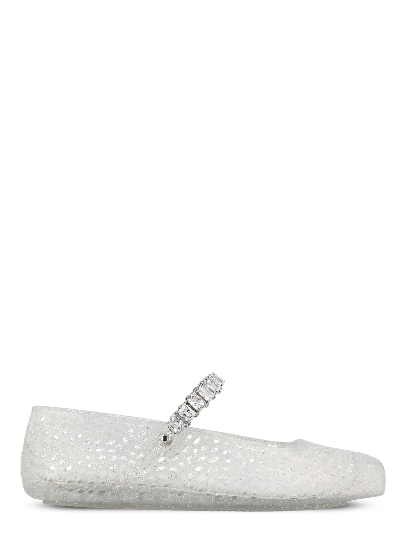 JIMMY CHOO Flat shoes Silver