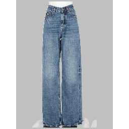 JEANS LARGHI E LUNGHI CON VITA A V