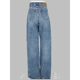 JEANS LARGHI E LUNGHI CON VITA A V