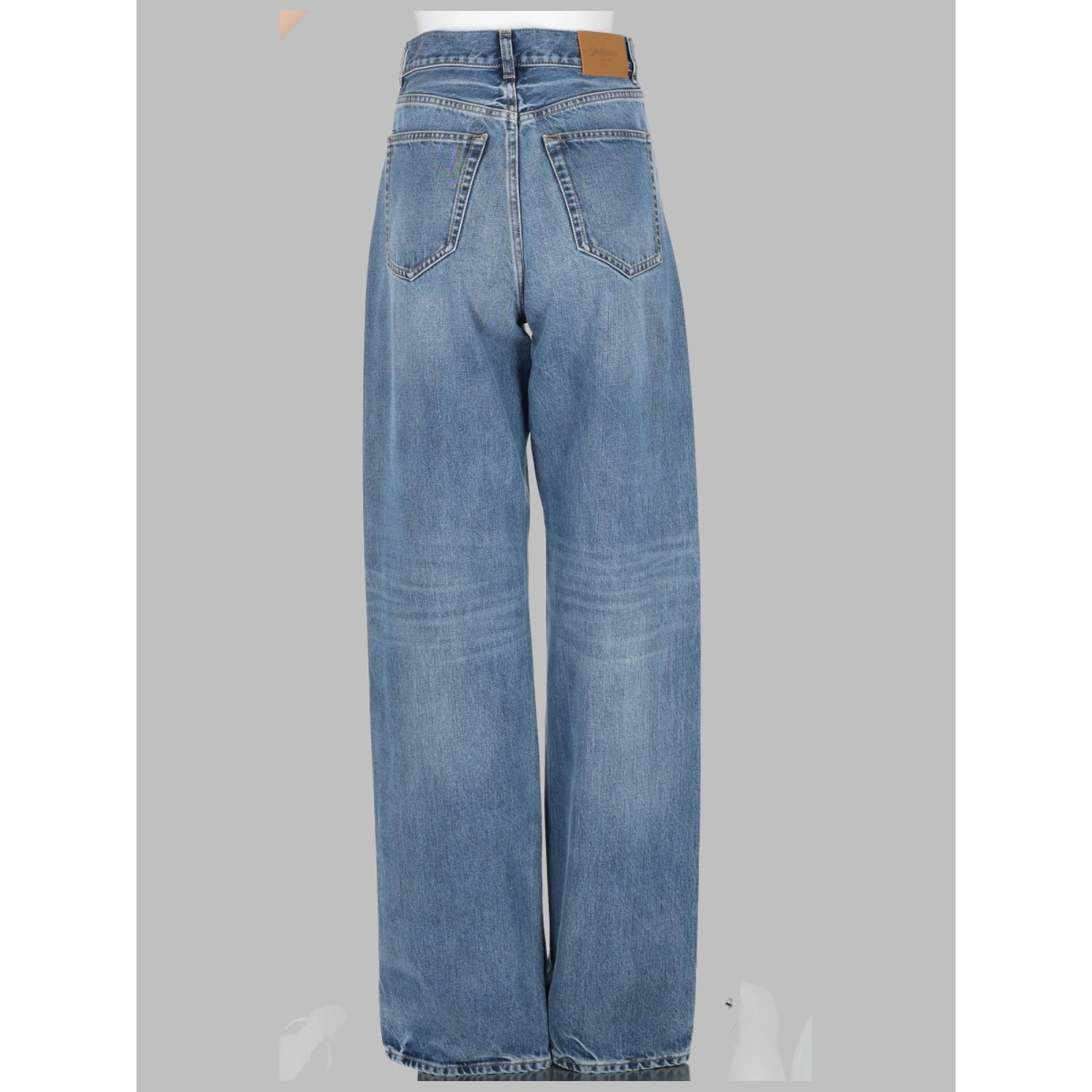 JEANS LARGHI E LUNGHI CON VITA A V
