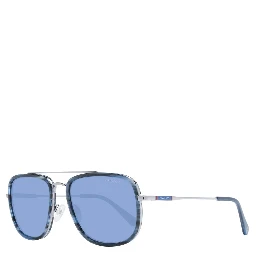 Blue Metal Sunglasses