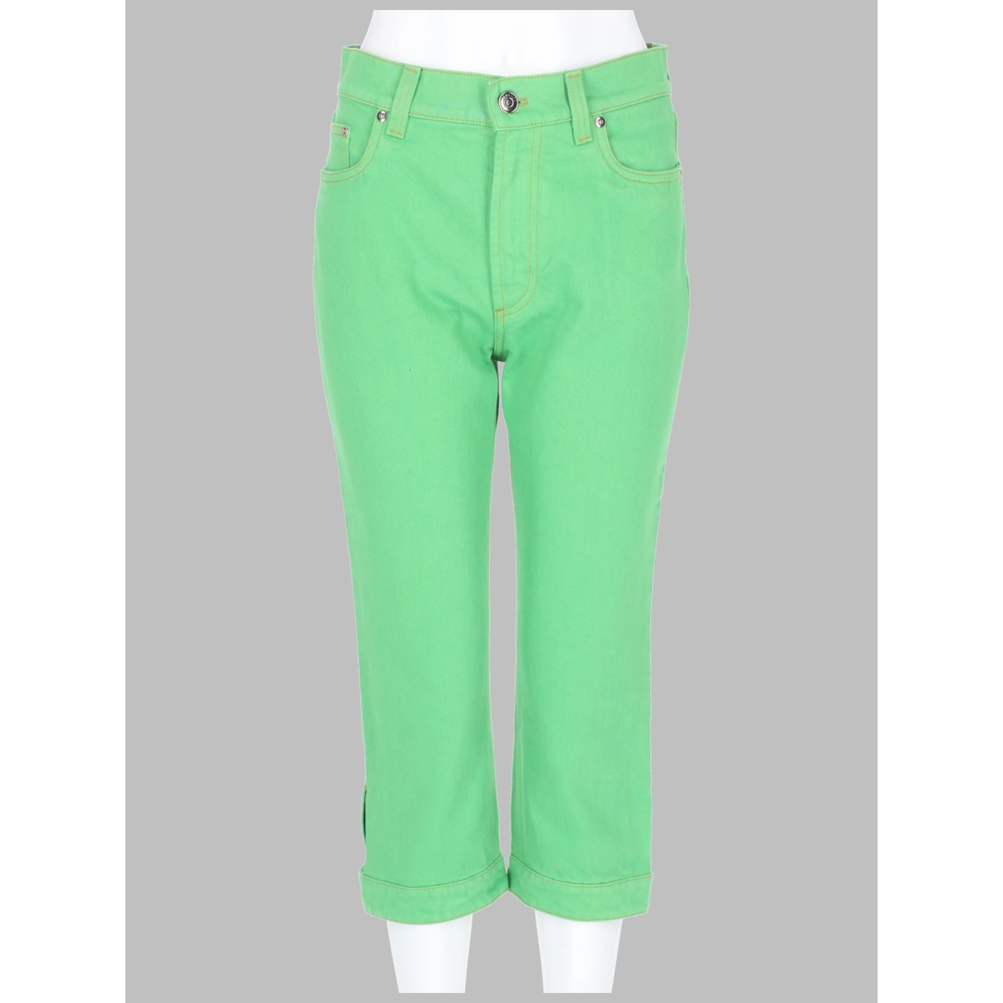 JEANS "CAPRI" CON PATCH MEDUSA