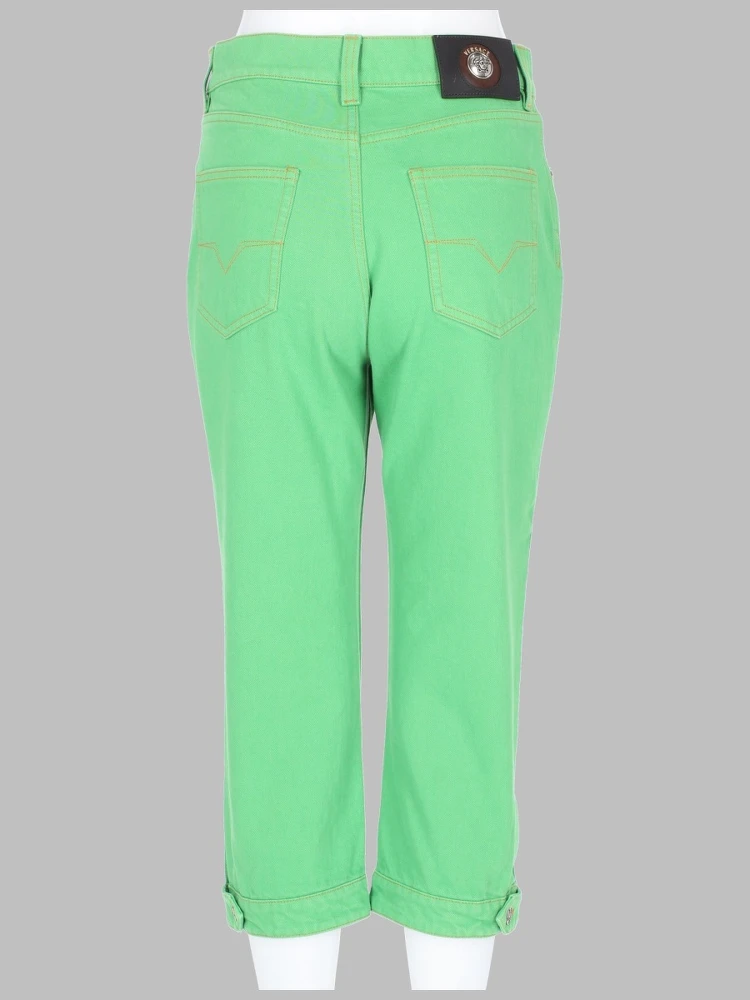 JEANS "CAPRI" CON PATCH MEDUSA alternative