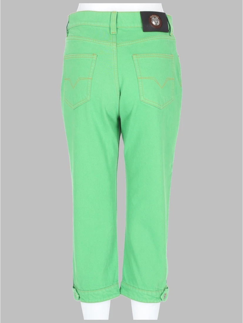 JEANS "CAPRI" CON PATCH MEDUSA