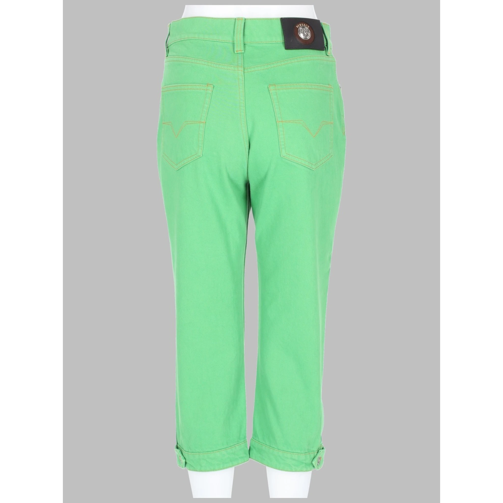 JEANS "CAPRI" CON PATCH MEDUSA