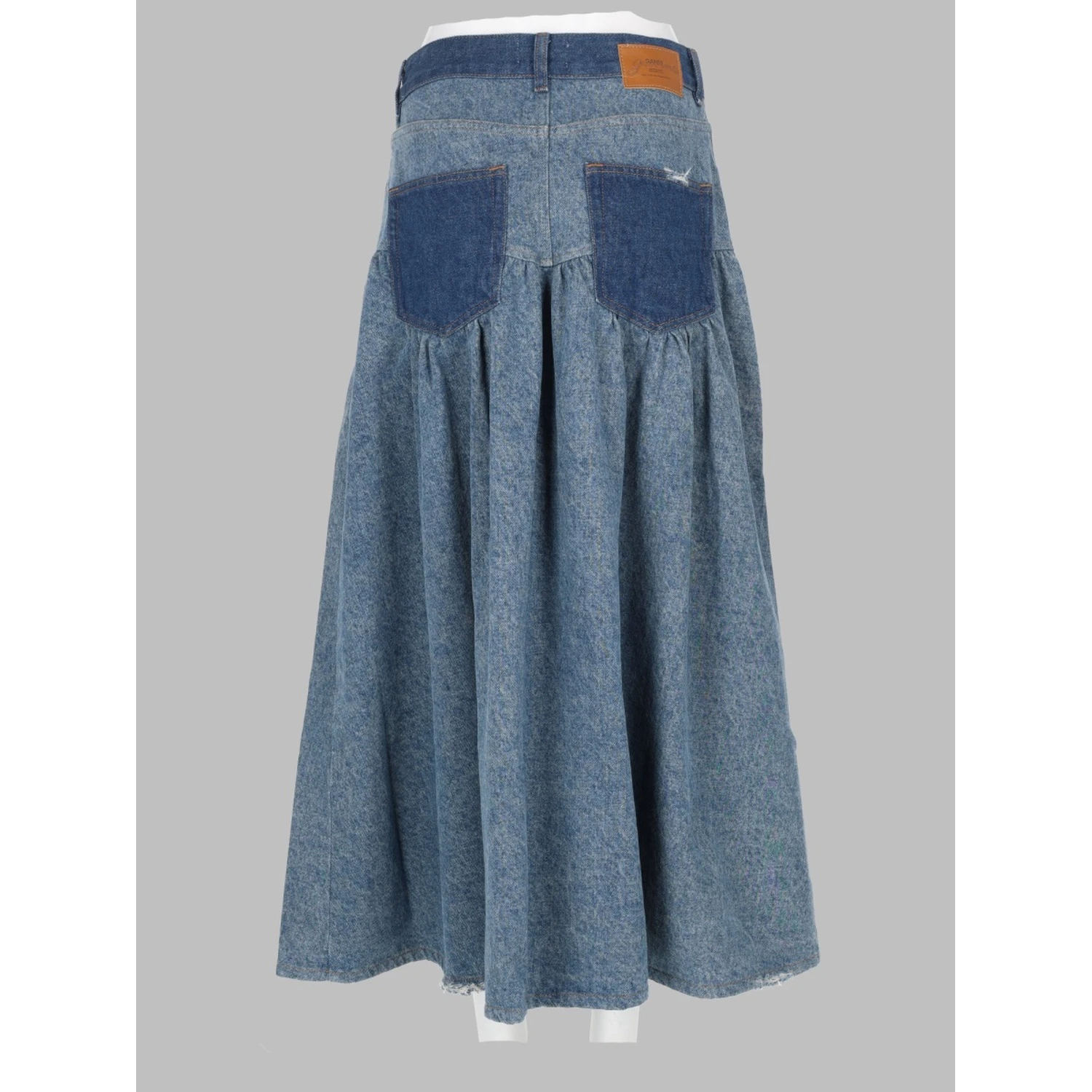 GONNA IN DENIM PATCHWORK