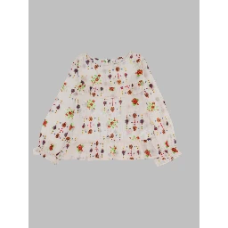 patterned ml blouse