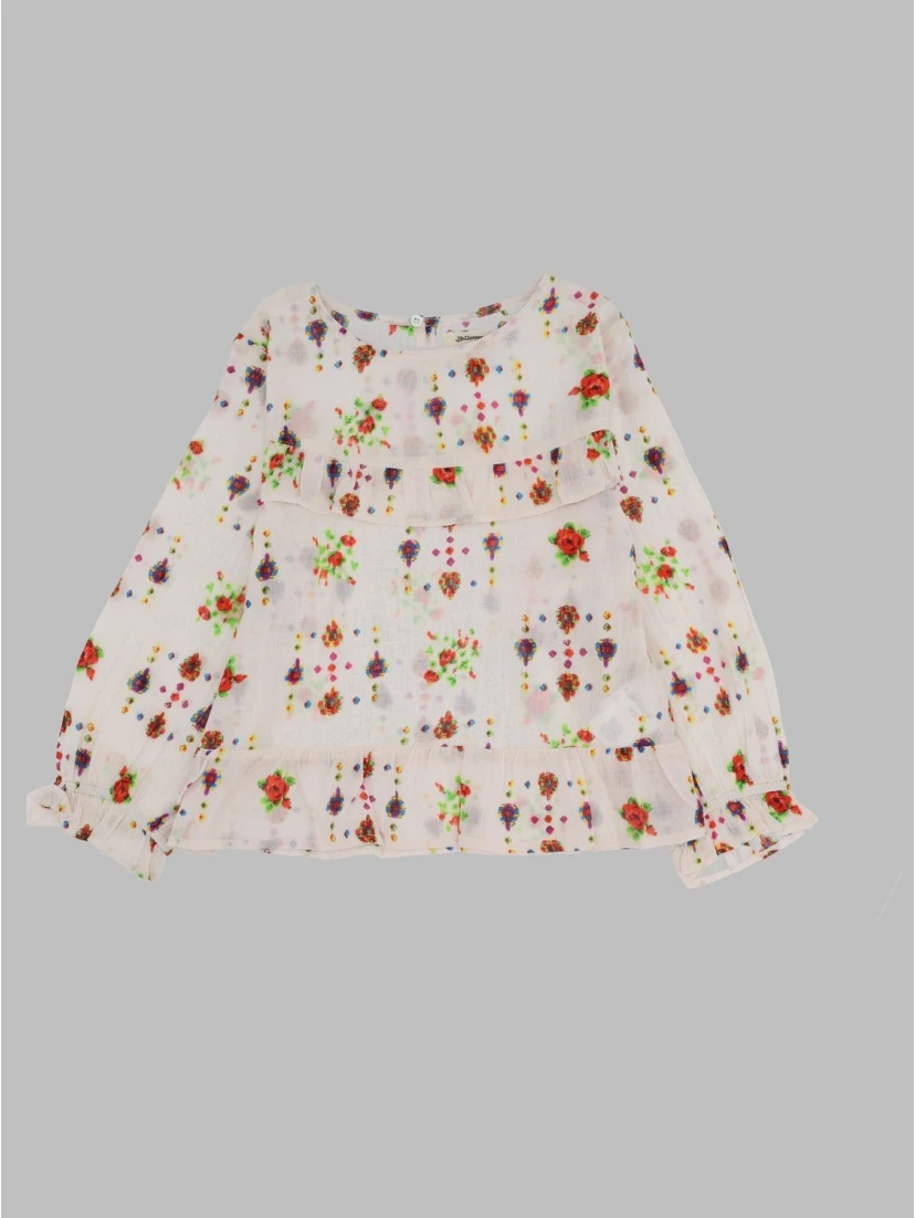 patterned ml blouse