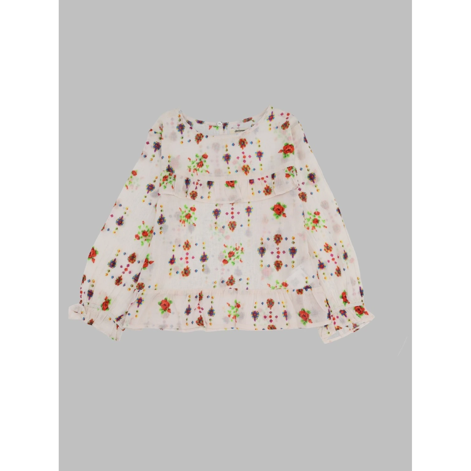 patterned ml blouse