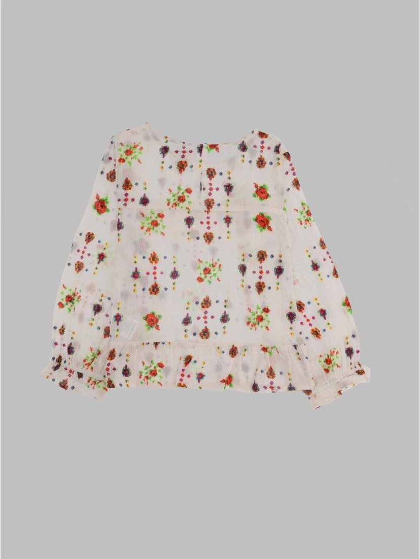 patterned ml blouse