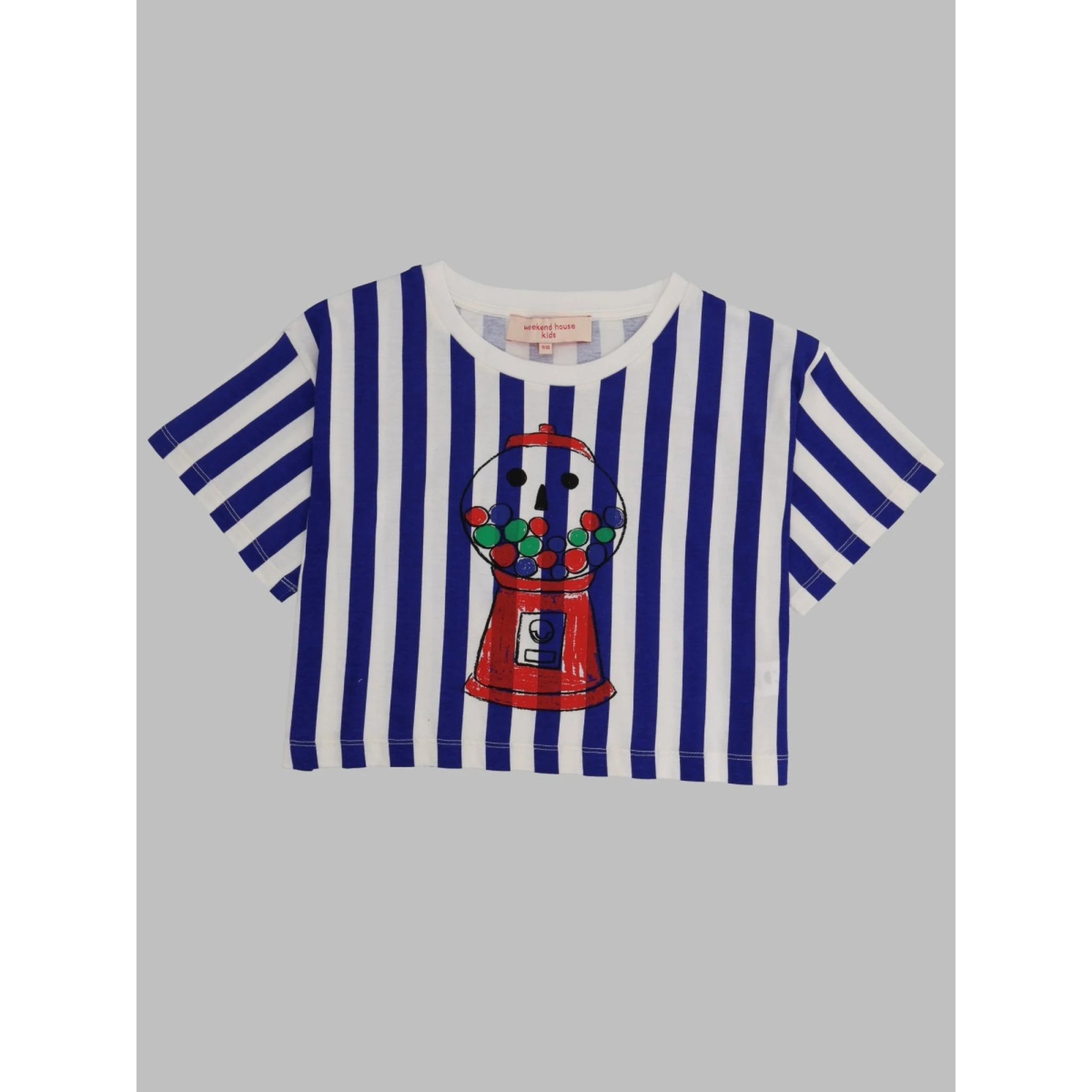 gum stripes crop t-shirt