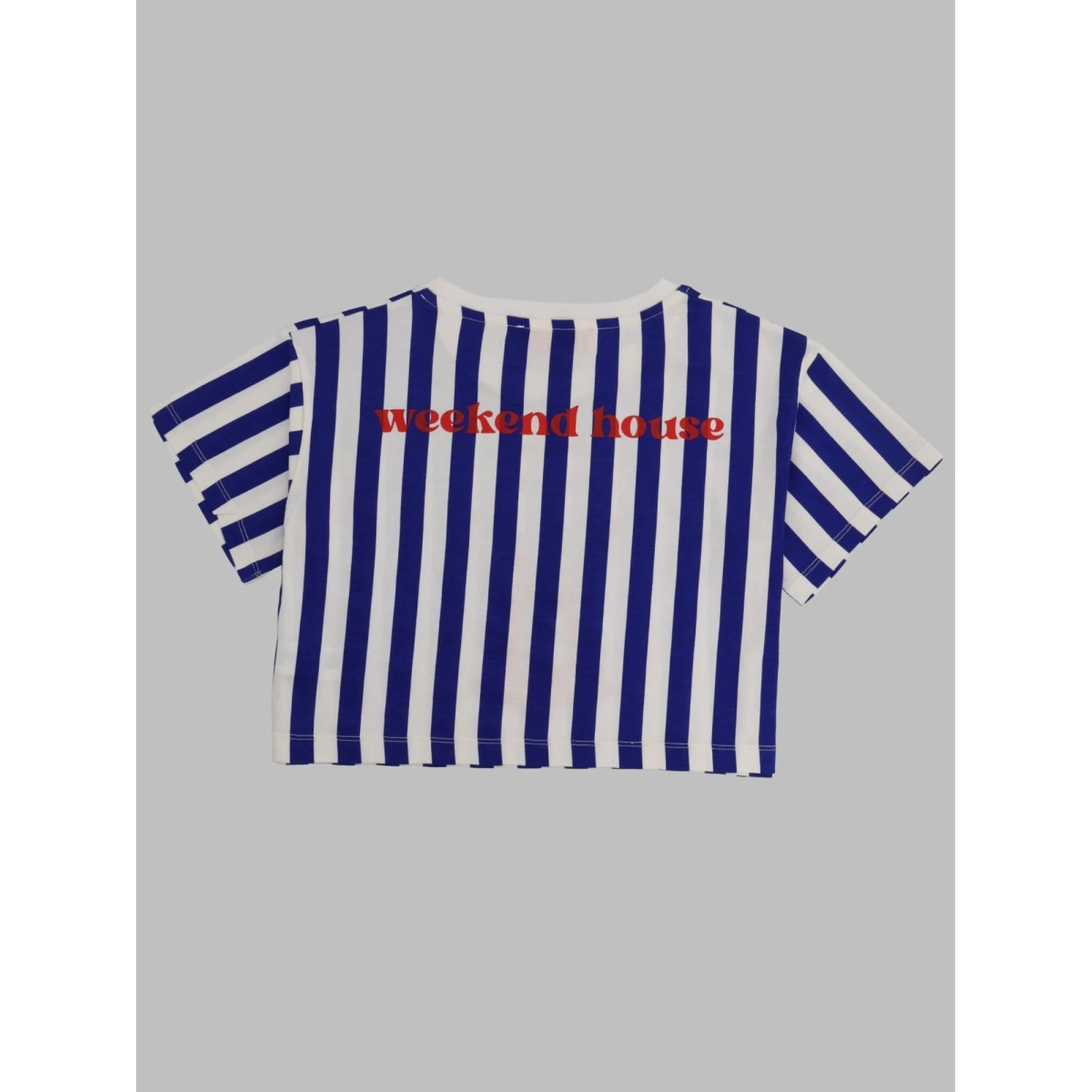 gum stripes crop t-shirt