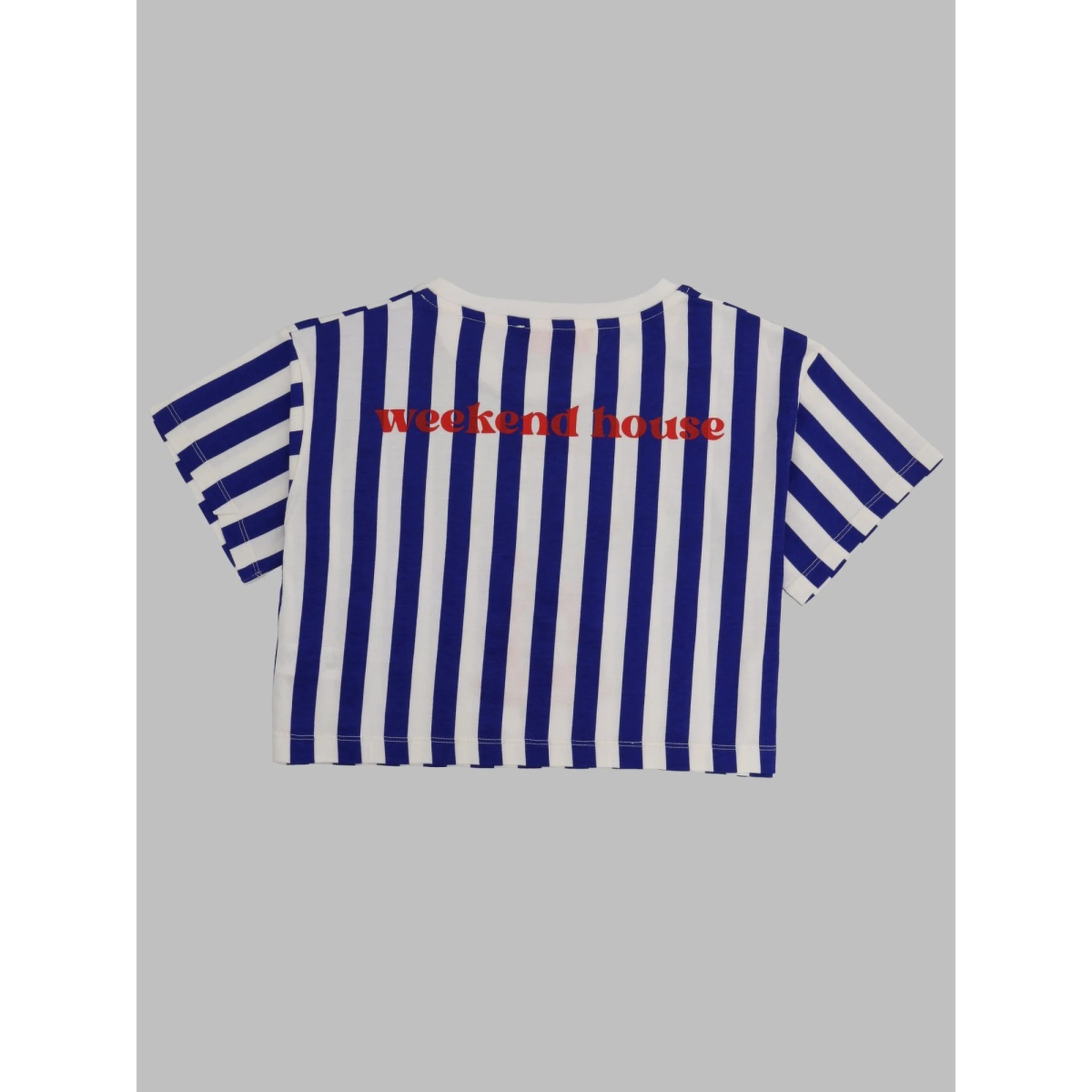 gum stripes crop t-shirt