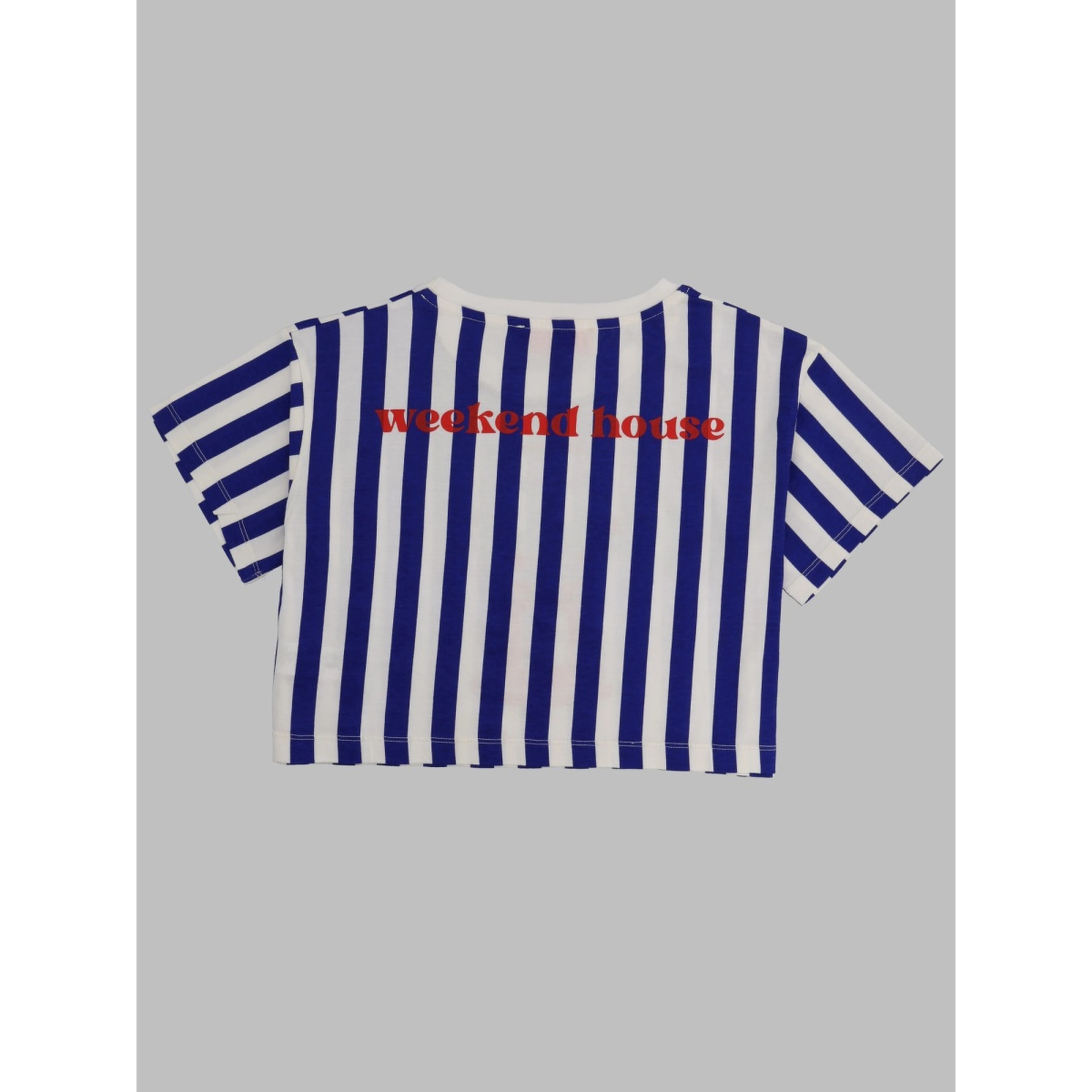 gum stripes crop t-shirt