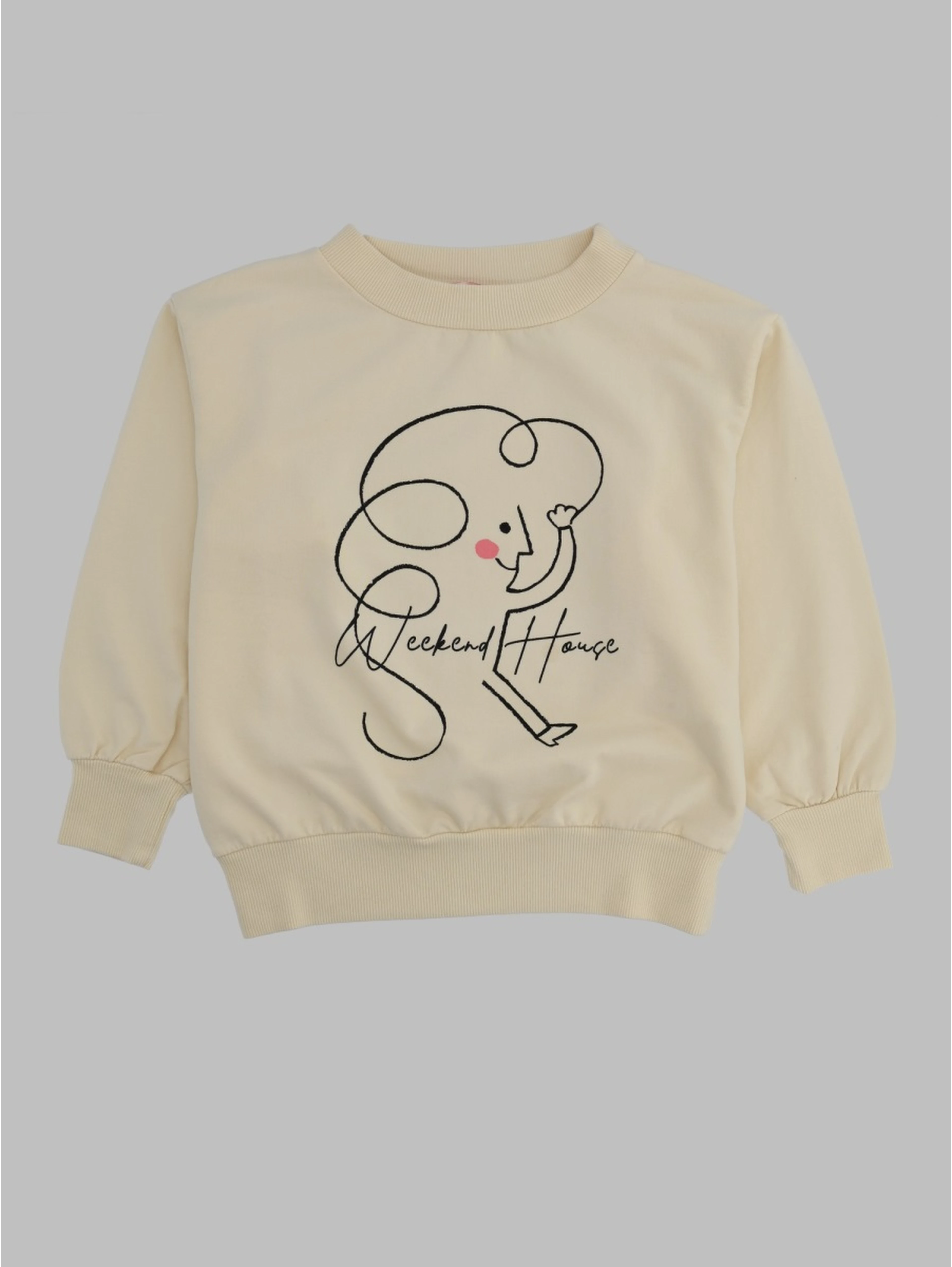 back logo sweatshirt