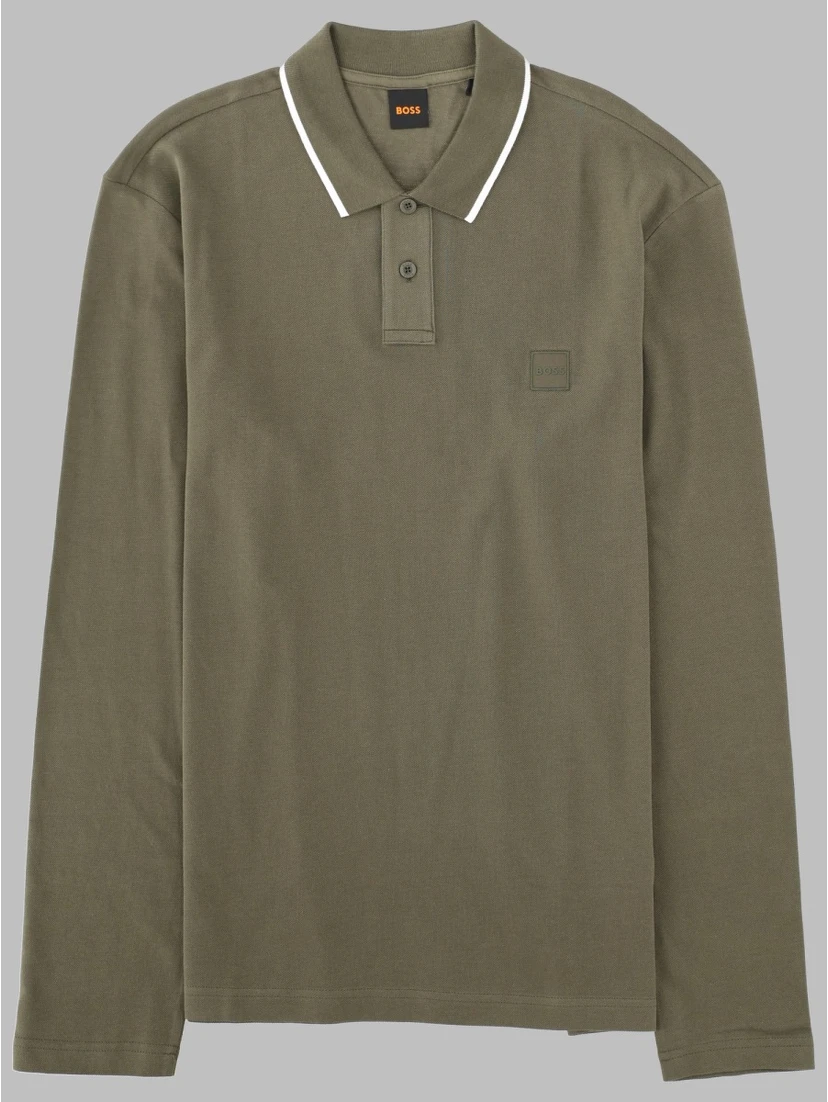 POLO A MANICA LUNGA CON LOGO