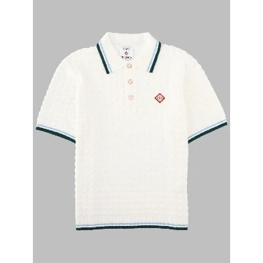 POLO BOUCLÉ CON LOGO
