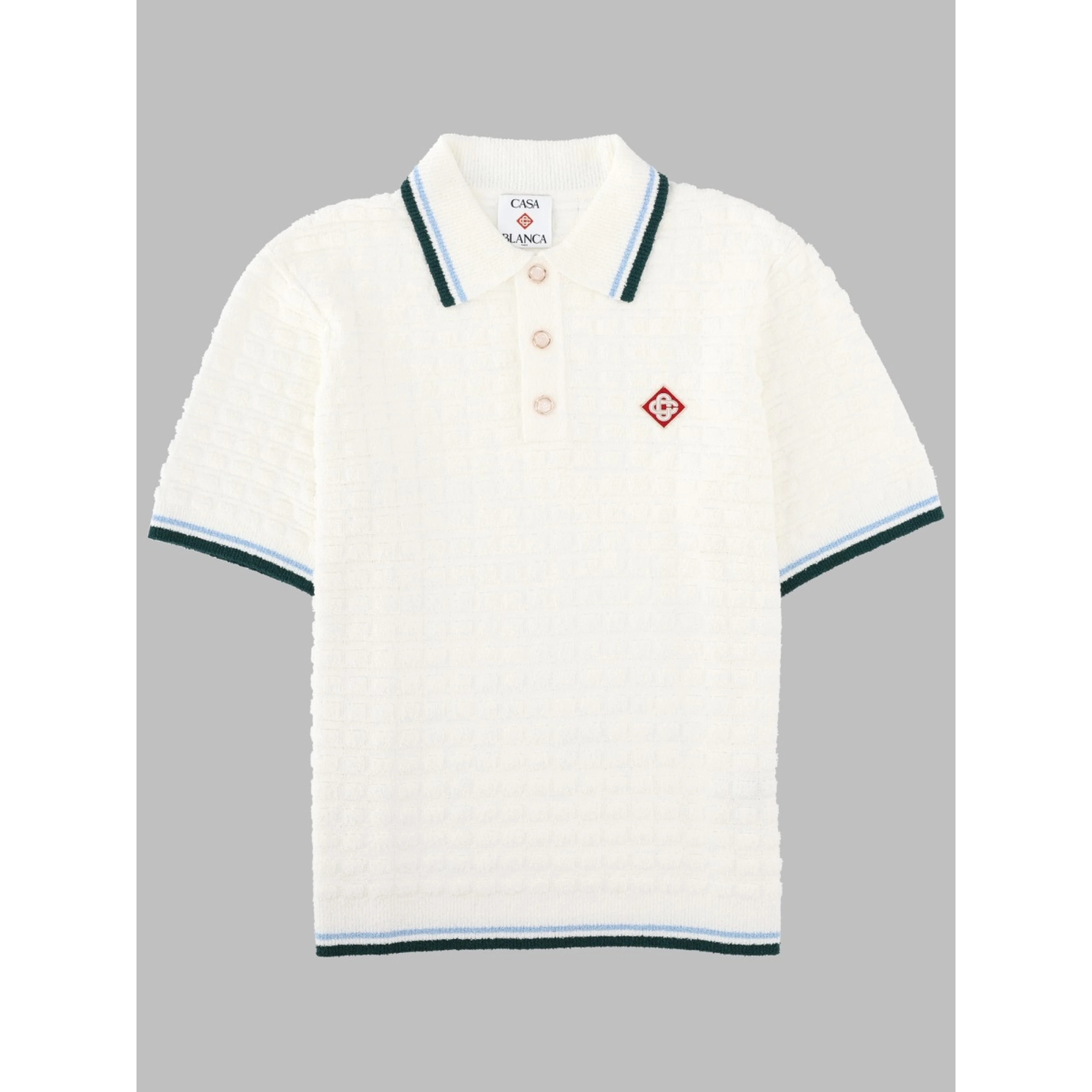 POLO BOUCLÉ CON LOGO
