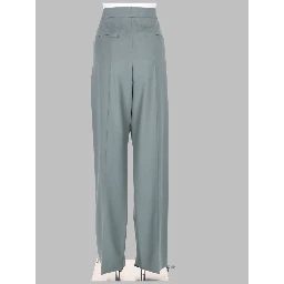 PANTALONE A SIGARETTA SARTORIALE IN GABARDINE DI LANA