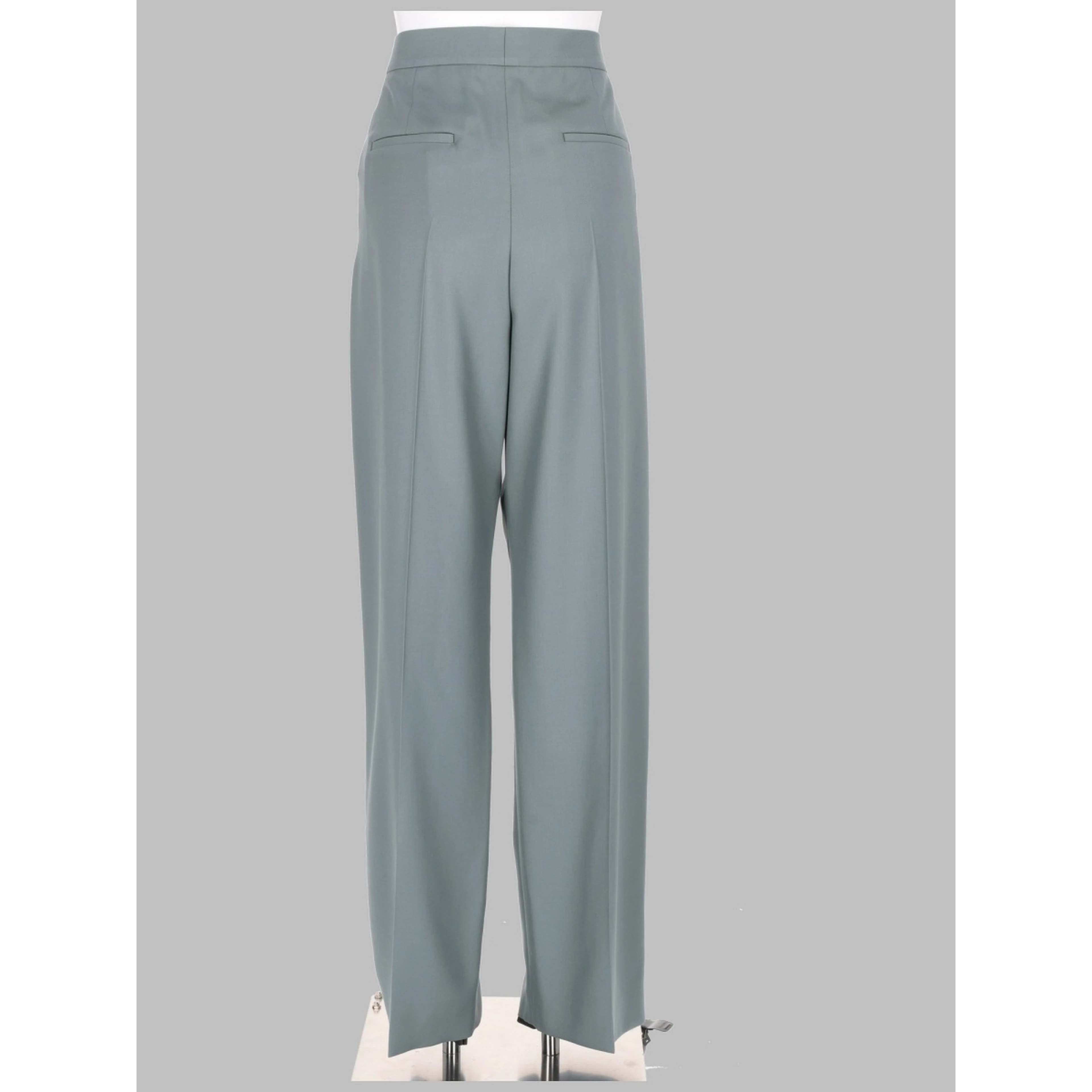 PANTALONE A SIGARETTA SARTORIALE IN GABARDINE DI LANA