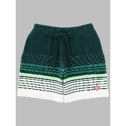 SHORTS A RIGHE BOUCLÉ