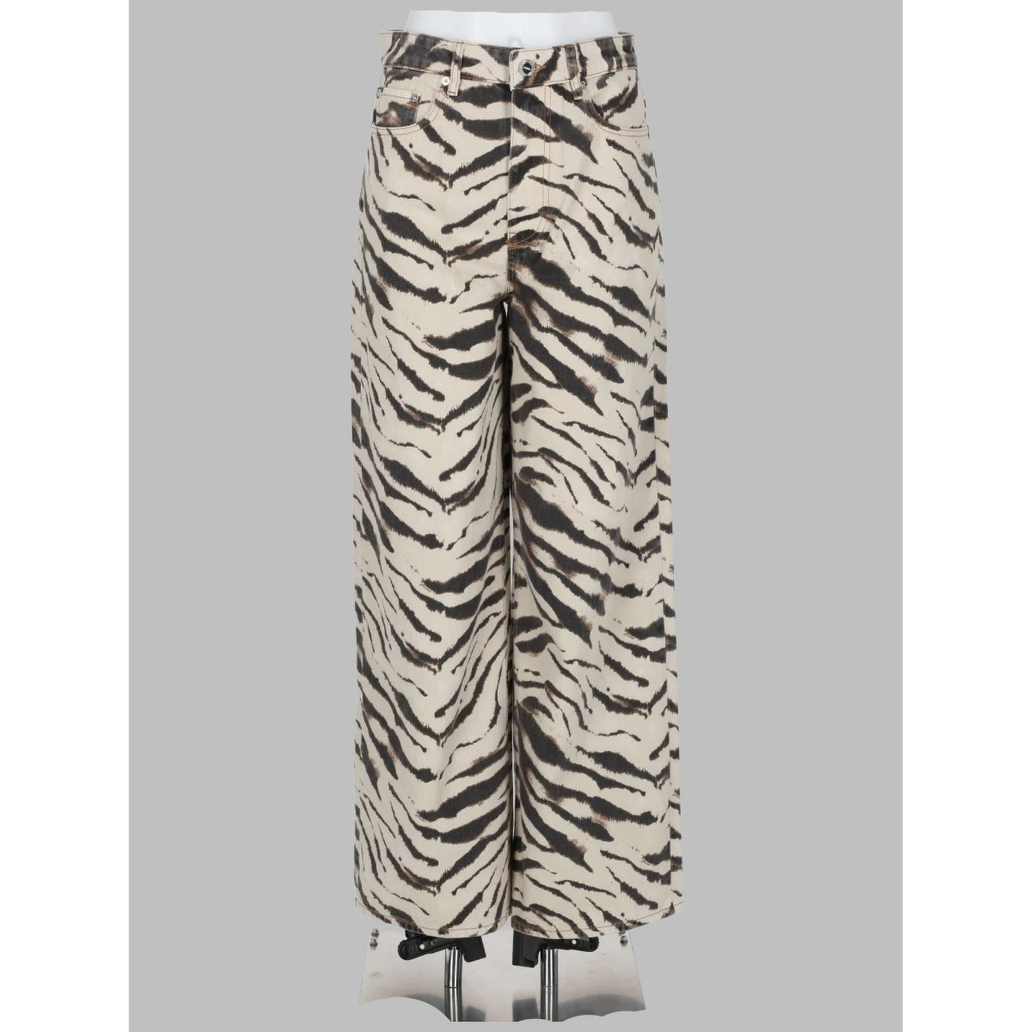 JEANS CON STAMPA ANIMALIER