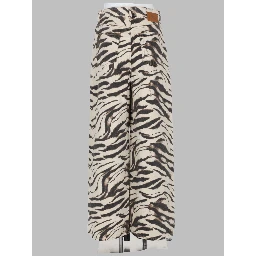 JEANS CON STAMPA ANIMALIER