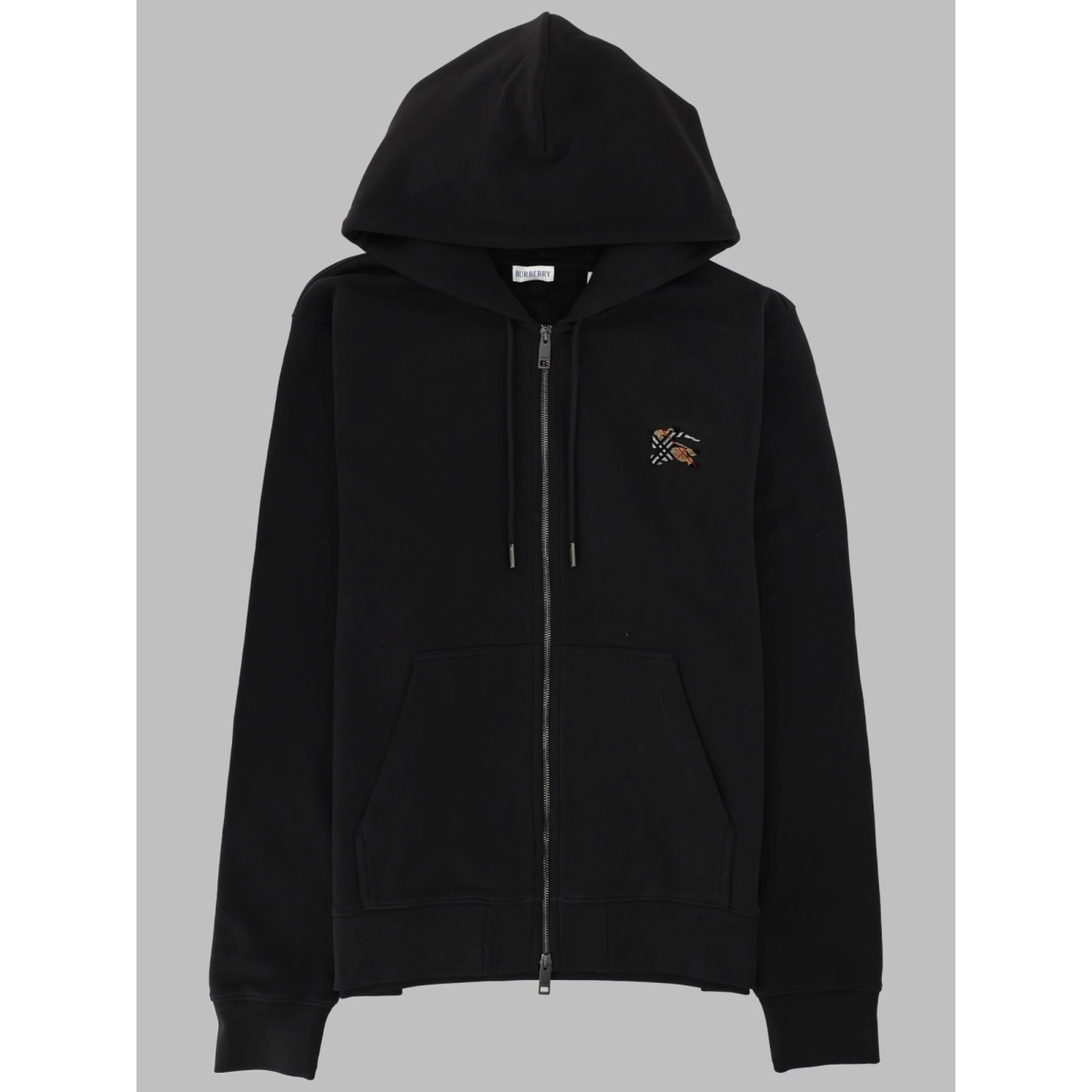FELPA CON CAPPUCCIO E ZIP