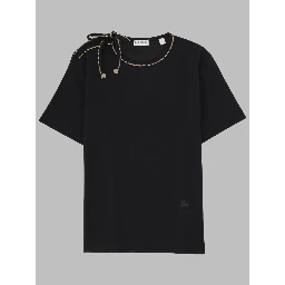 T-SHIRT IN COTONE CON FIOCCO