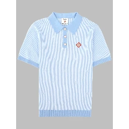 POLO IN MAGLIA A RIGHE