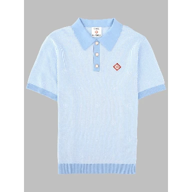 POLO IN MAGLIA A RIGHE