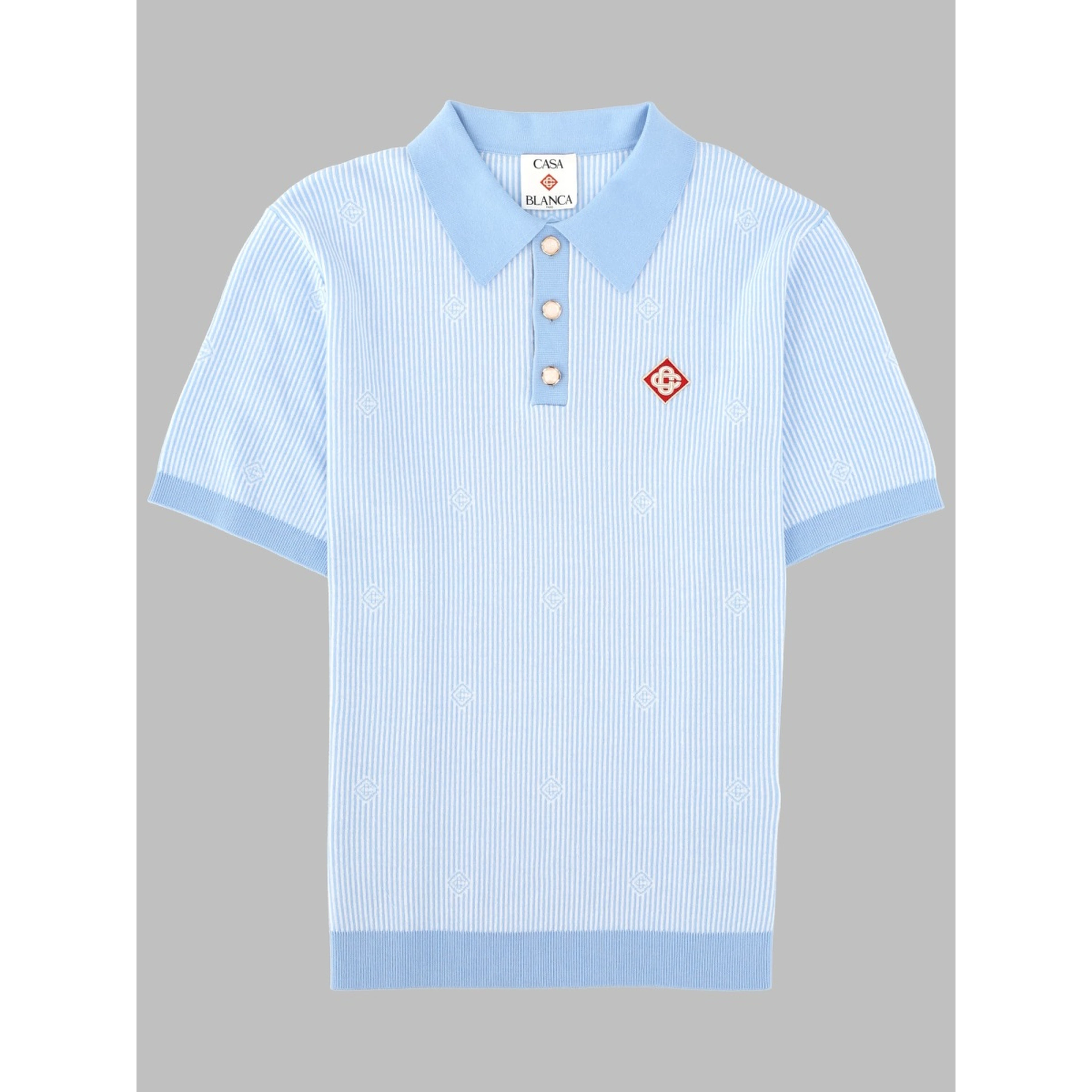 POLO IN MAGLIA A RIGHE