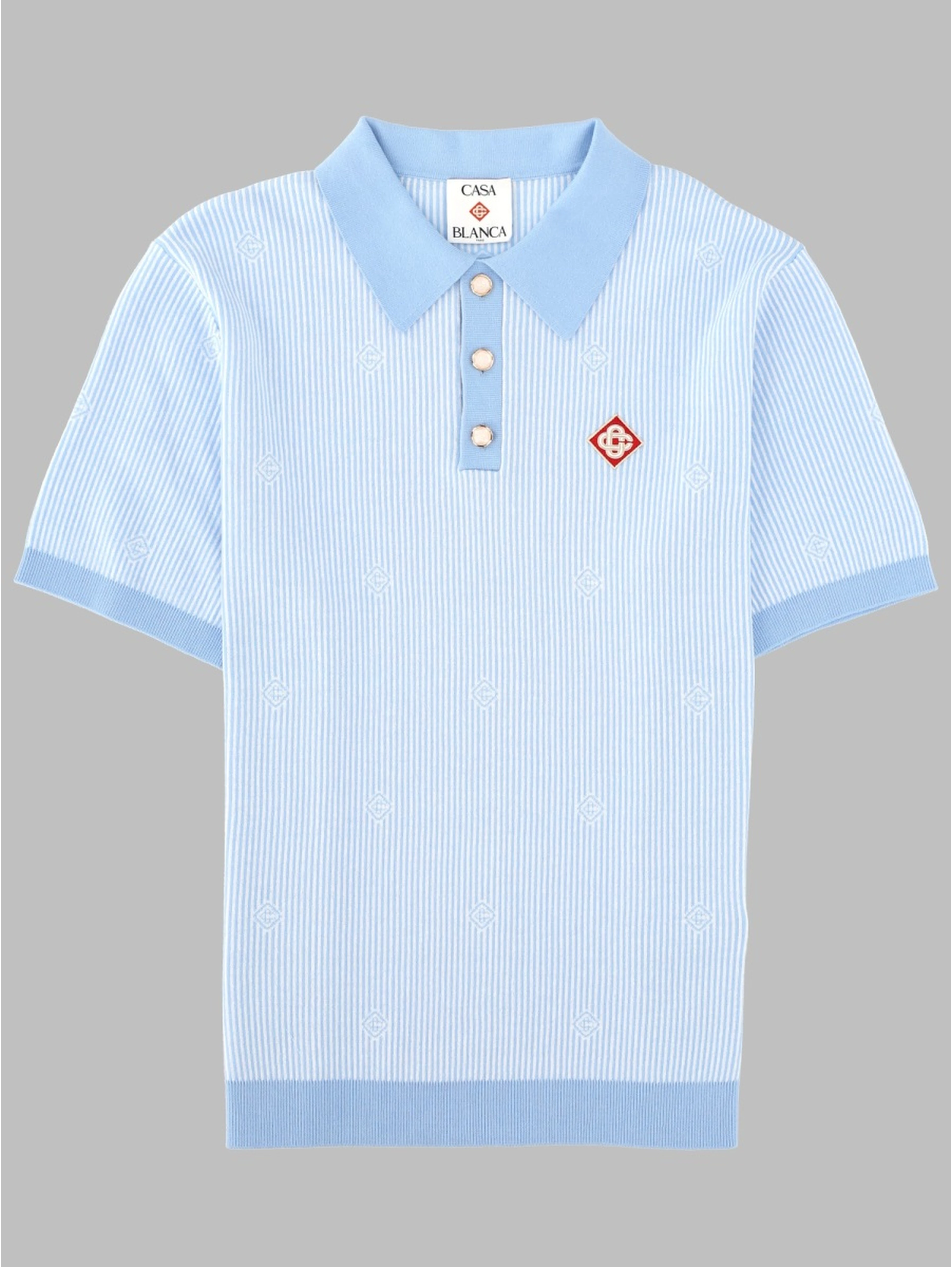 POLO IN MAGLIA A RIGHE