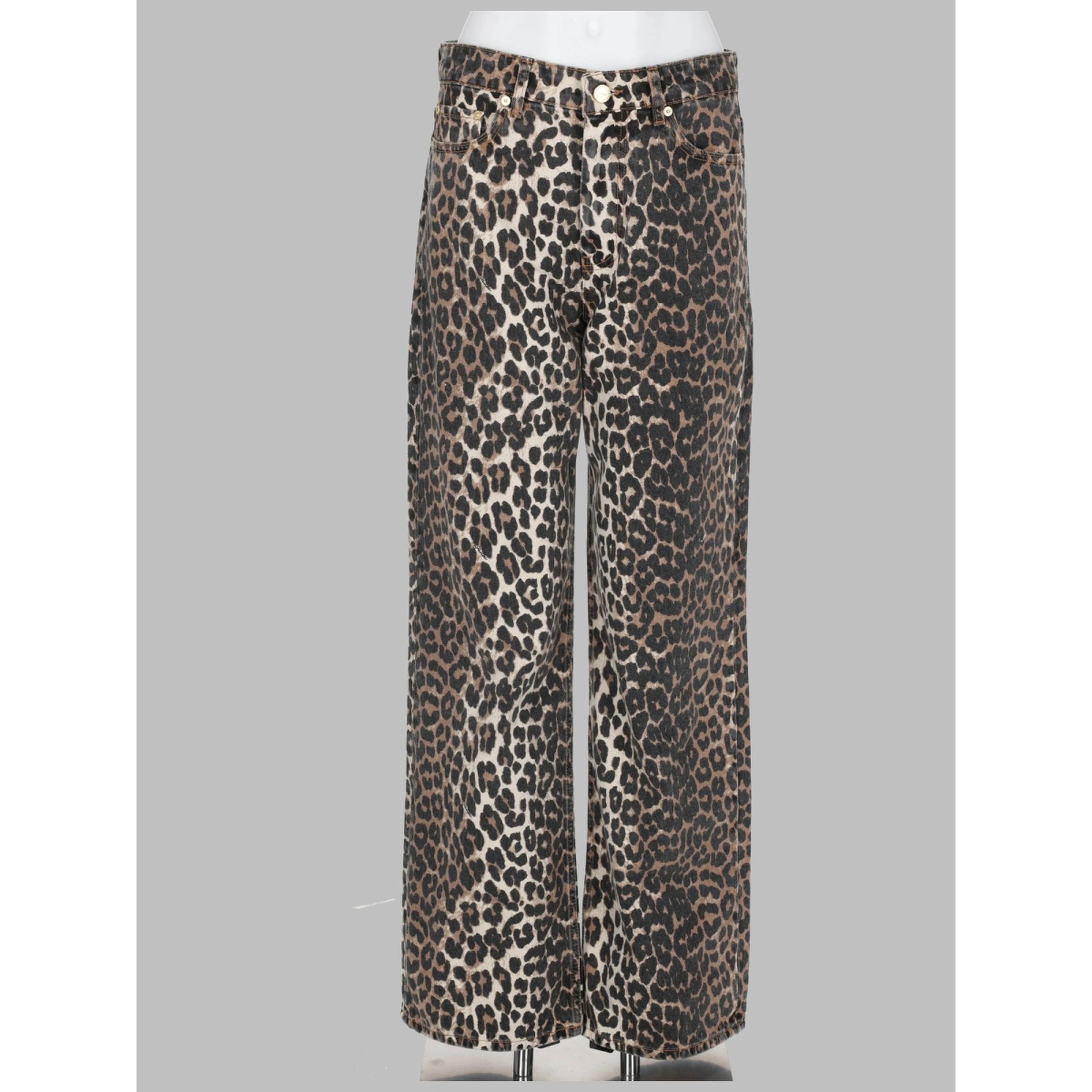 JEANS CON STAMPA ANIMALIER