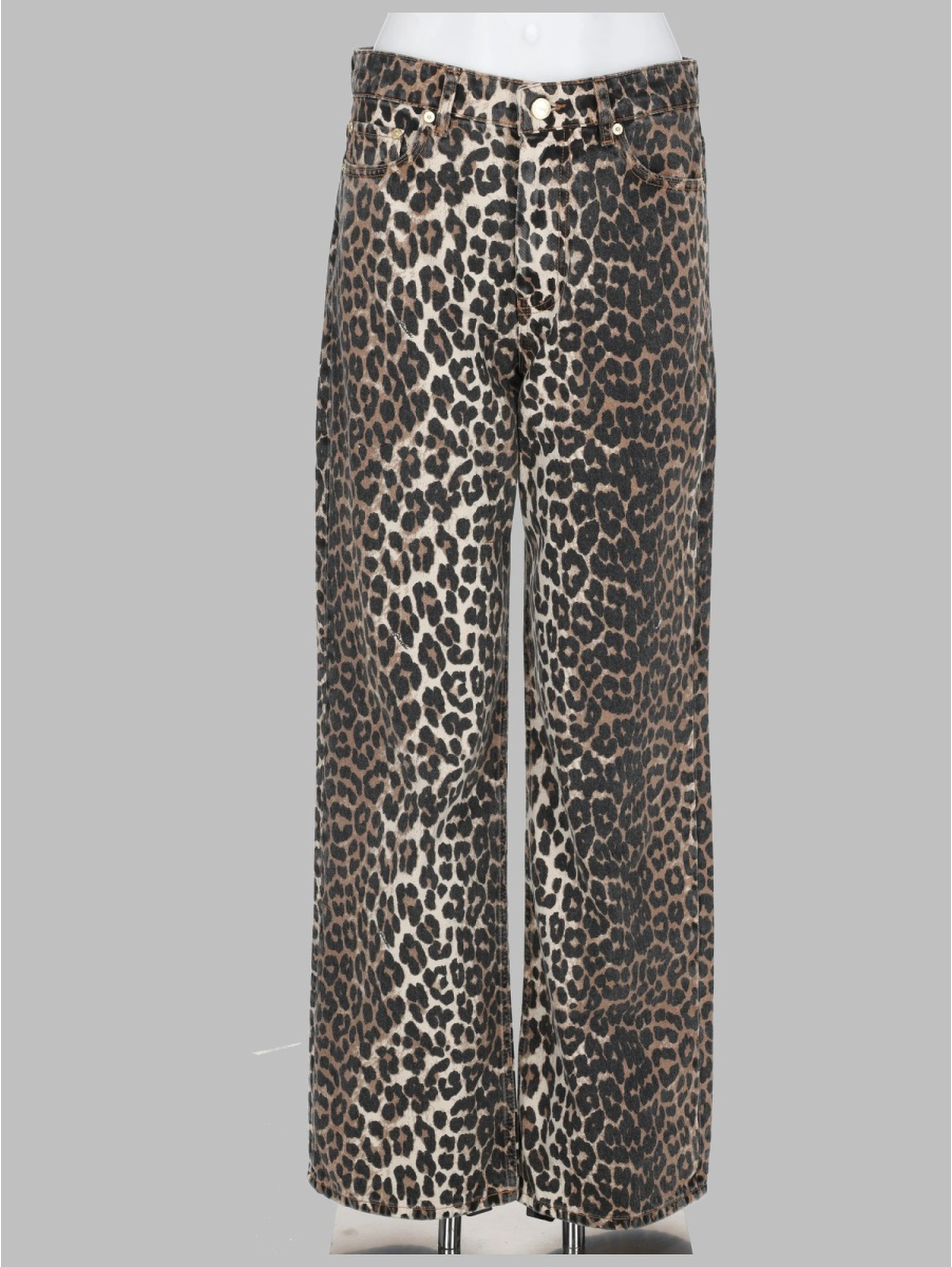 JEANS CON STAMPA ANIMALIER