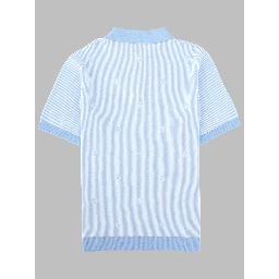 POLO IN MAGLIA A RIGHE