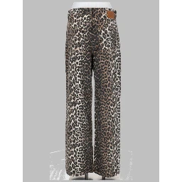 JEANS CON STAMPA ANIMALIER