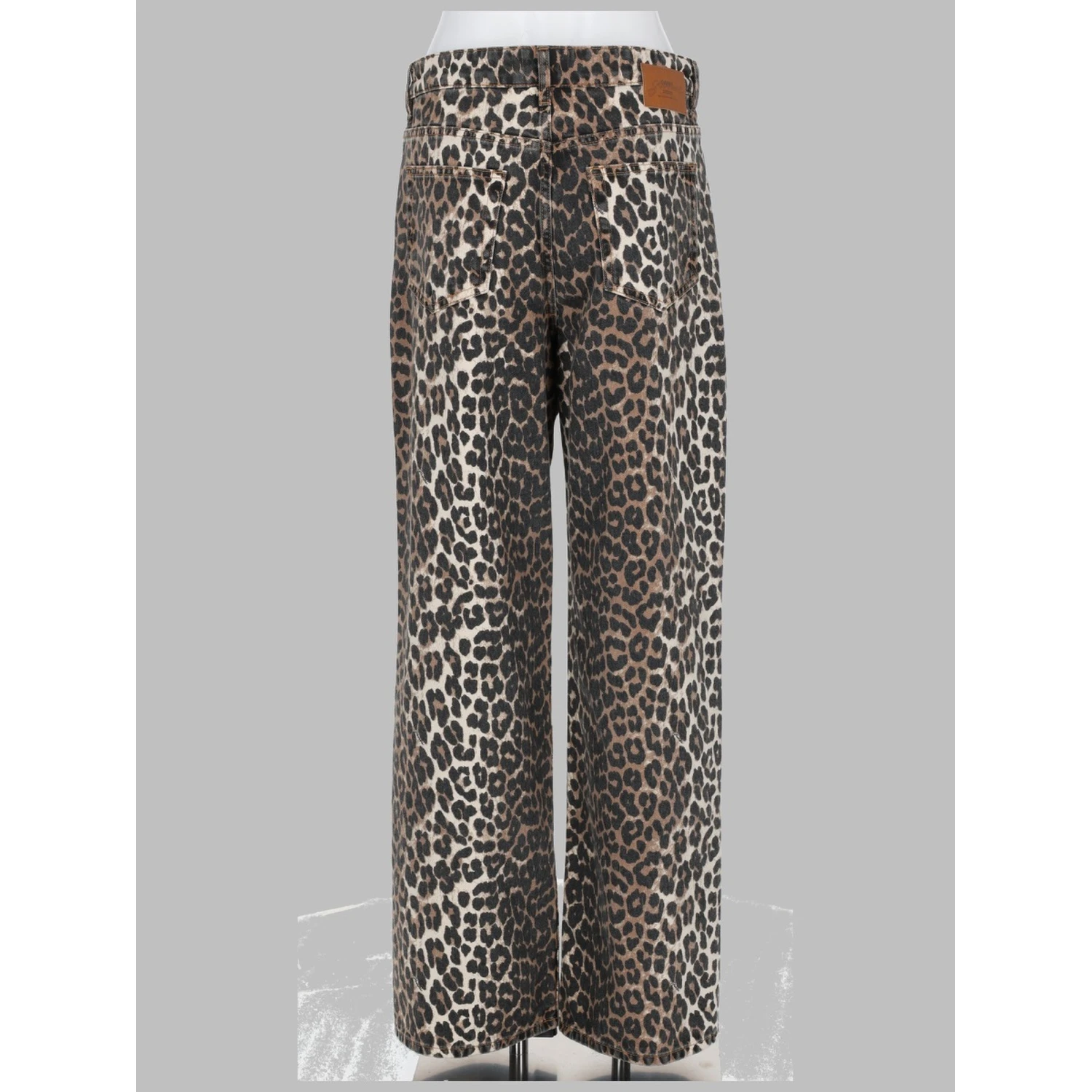 JEANS CON STAMPA ANIMALIER