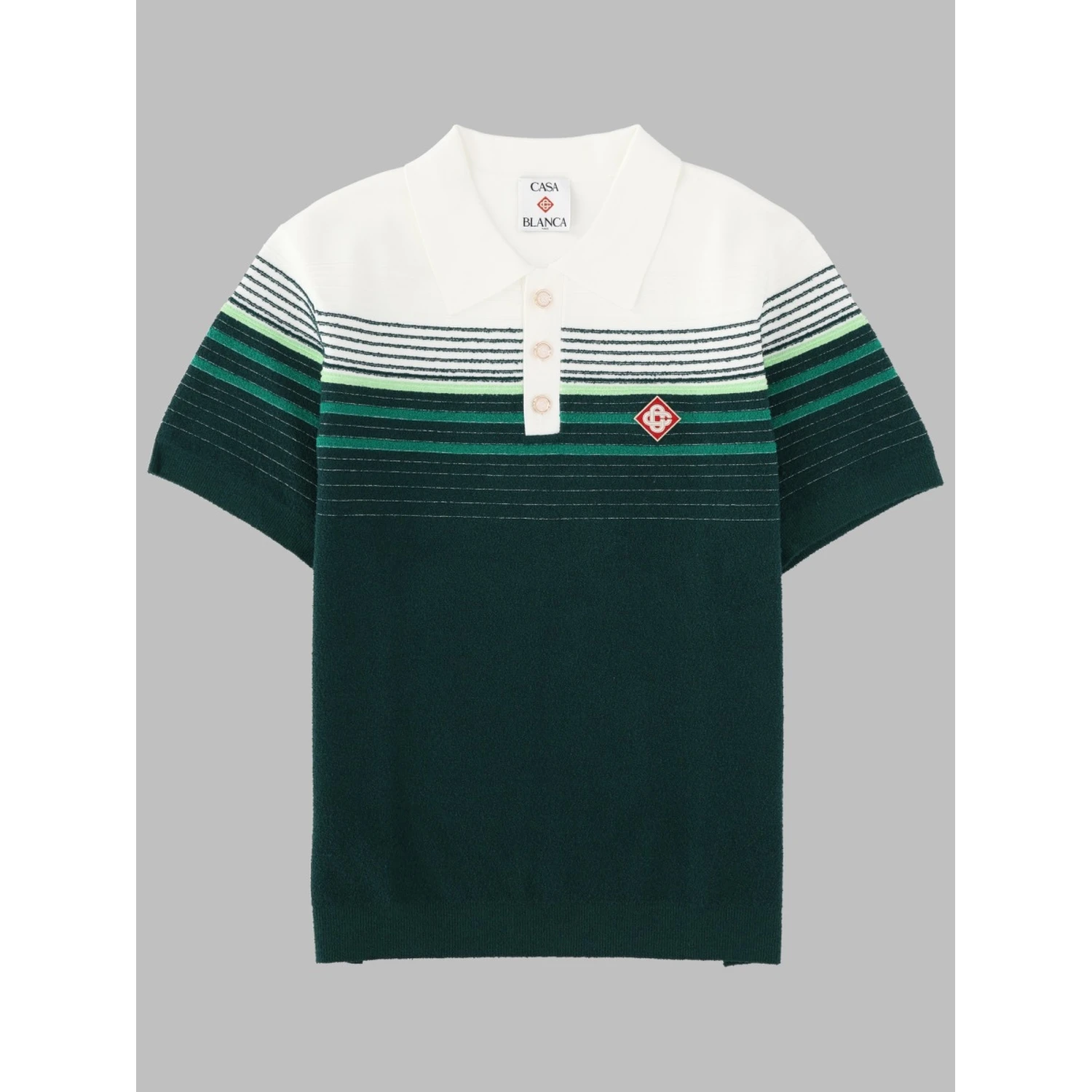 POLO A RIGHE BOUCLÉ