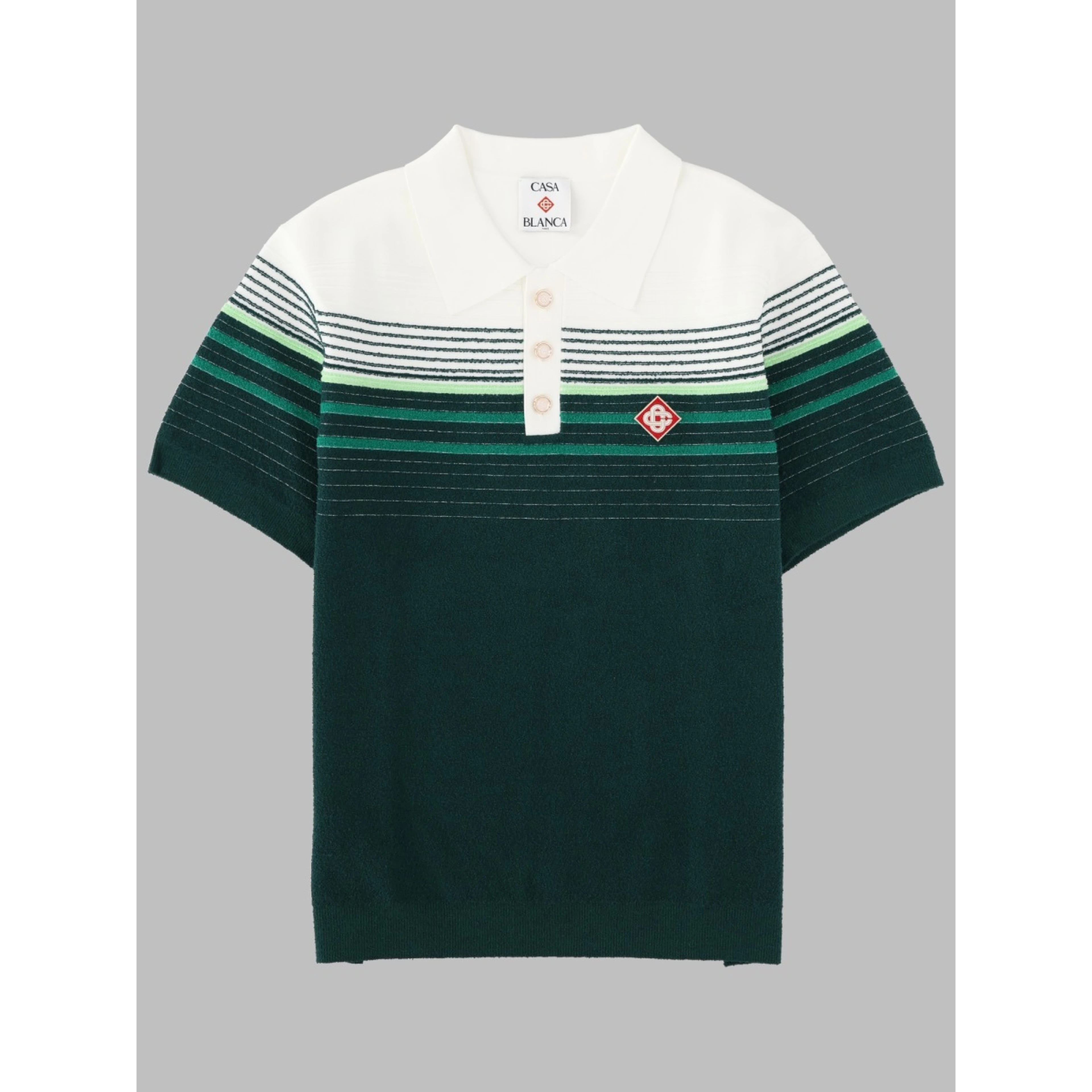 POLO A RIGHE BOUCLÉ